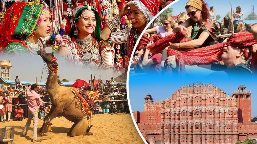 Golden Triangle with Pushkar Fair